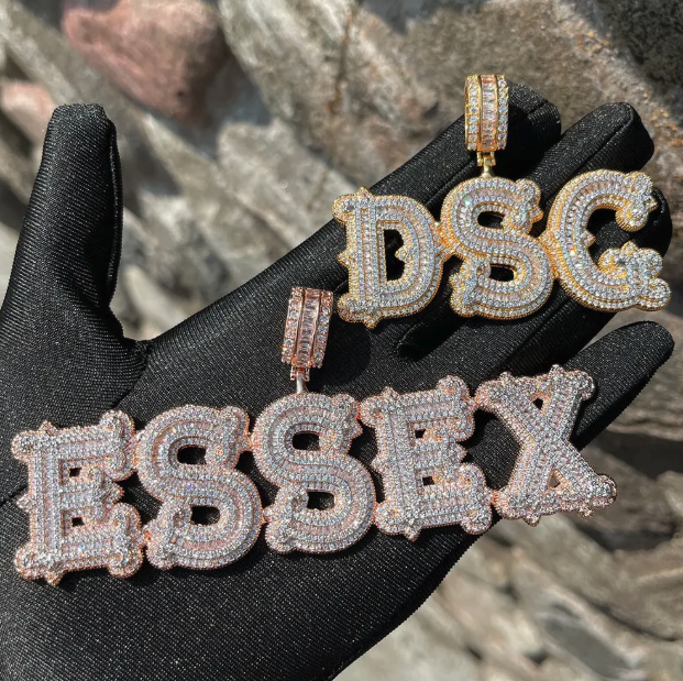 CUSTOM WESTERN FONT PENDANT