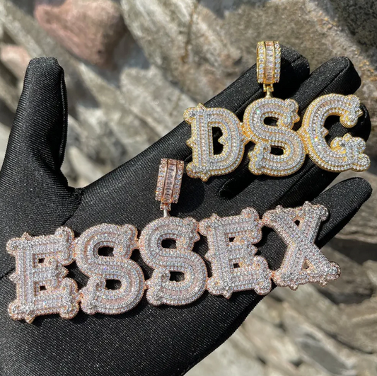 CUSTOM WESTERN FONT PENDANT