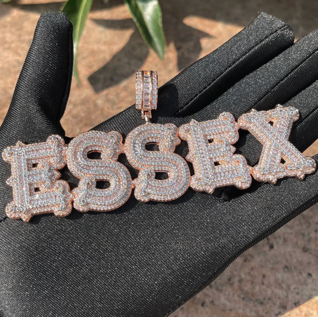 CUSTOM WESTERN FONT PENDANT