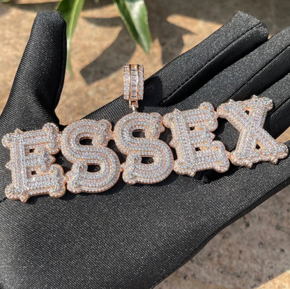 CUSTOM WESTERN FONT PENDANT