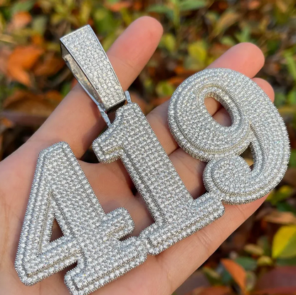 CUSTOM NUMBER PENDANT