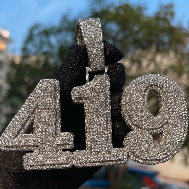 CUSTOM NUMBER PENDANT