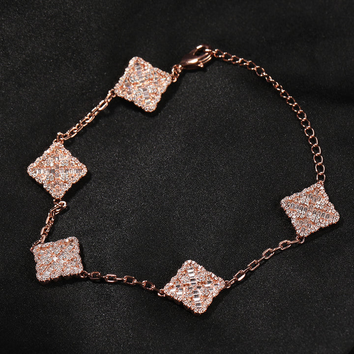 FRZN Iced Clover Bracelet